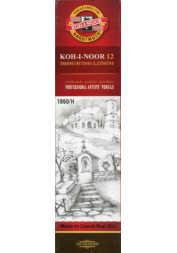 Ołówek grafitowy 1860/H1 Gold Star 12 sztuk
