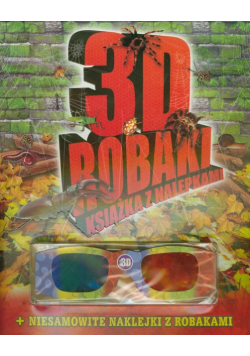 3D robaki Książka z nalepkami