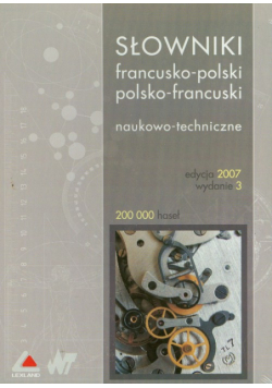Słowniki francusko-polski polsko-francuski naukowo techniczne, CD