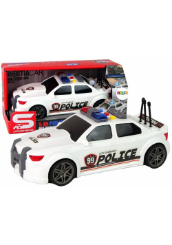 Policja 1:16 z dźwiękiem biała