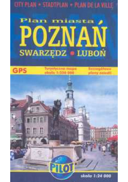 Poznan Swarzędz Luboń Plan miasta 1: 24 000
