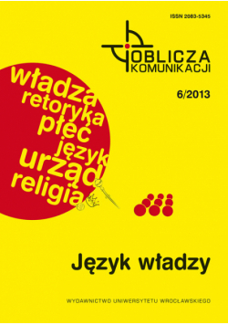 Język władzy, Wydawnictwo Uniwersytetu Wrocławskiego