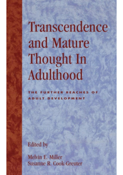 Transcendence and Mature Thought in Adulthood