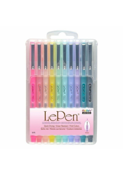 Cienkopisy Le Pen Pastel 10 kolorów