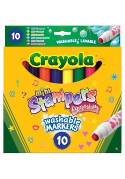 Flamastry Crayola mini stempelki emotikony 10 sztuk