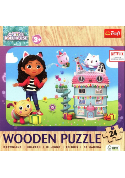 Puzzle drewniane 24 Wesoła Gabby i przyjaciele