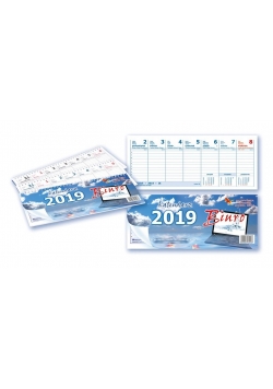 Kalendarz 2019 Biurkowy leżący ANIEW