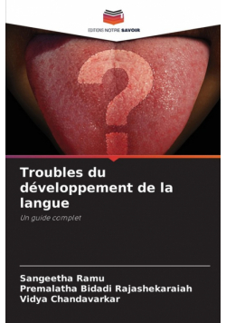 Troubles du développement de la langue