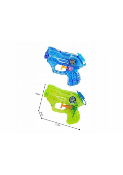 Pistolet na wodę z pompką 12cm MIX