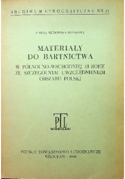 Materiały do Bartnictwa