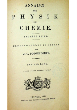 Annalen der physik und chemie Tom II 1874 r.