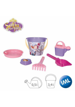 Komplet do piasku 6 elementów Sofia the First