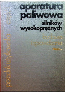 Aparatura paliwowa silników wysokoprężnych