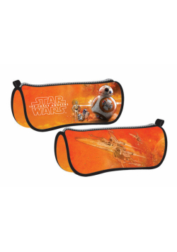 Piórnik saszetka owalna pomarańczowa Star Wars