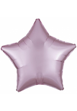 Balon foliowy Lustre Pastel różowy gwiazda 48cm