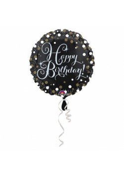 Balon foliowy Sparkling Birthday standard 43cm