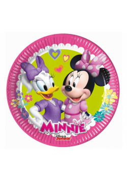Talerzyki papierowe Minnie Happy Helpers 20 cm, 8 sztuk