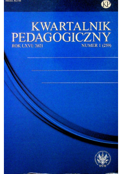 Kwartalnik Pedagogiczny Nr 1 / 2021