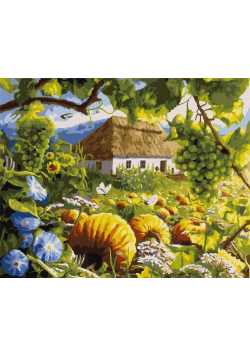 Malowanie po numerach - Hojna ziemia 40x50cm