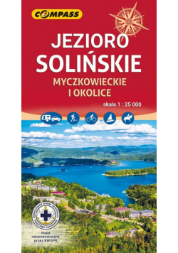 Mapa - Jezioro Solińskie 1:25 000