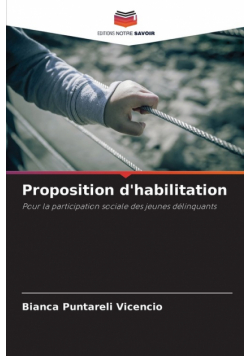 Proposition d'habilitation