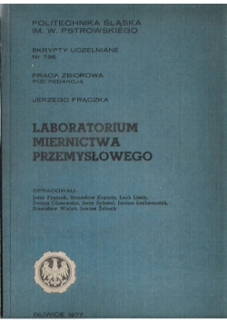 Laboratorium miernictwa przemysłowego