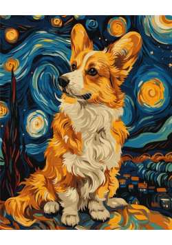 Malowanie po numerach - Magiczny korgi 40x50cm