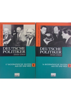 Deutsche Politiker 1949-1969 tom 1 i 2