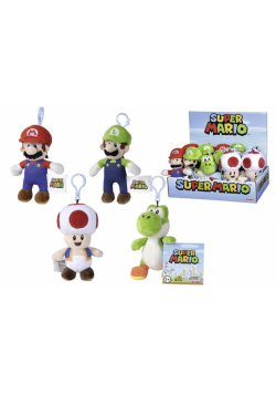 Super Mario Breloki pluszowe 4 rodzaje