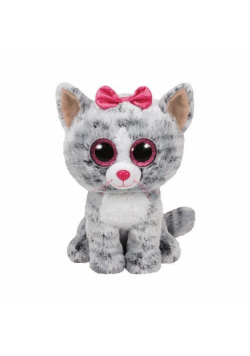 Beanie Boos Kiki szary kot średni
