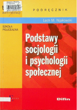 Podstawy socjologii i psychologii społecznej Podręcznik