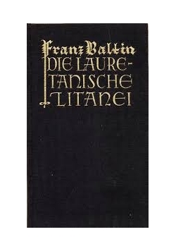 Die Lauretanische Litanei. 1928 r.