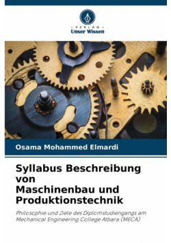 Syllabus Beschreibung von Maschinenbau und Produktionstechnik