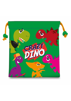 Worek na żywność Crazy Dino 22cm KL10696
