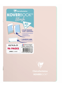 Paczka Zeszyt A5 48K linia Koverbook BLUSH PP powder pink 1 sztuka