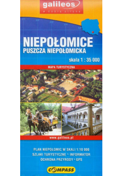 Niepołomice Puszcza Niepołomicka Mapa turystyczna 1: 35 000