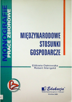 Międzynarodowe stosunki gospodarcze