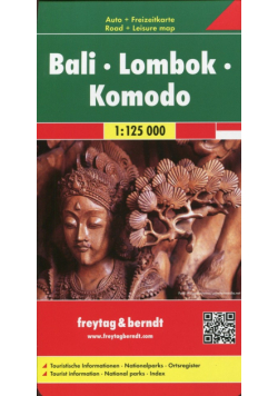 Bali Lombok Komodo Mapa 1:125 000