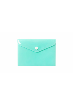 Teczka A6 kopertowa PP pastel zielony