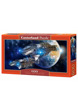 Puzzle 600 Panoramiczne: Space Exploration
