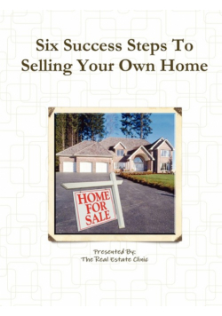 Six Success Steps To Selling Your Own Home