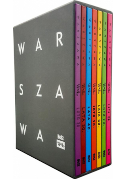 Warszawa lata 20 - 80 - komplet w etui