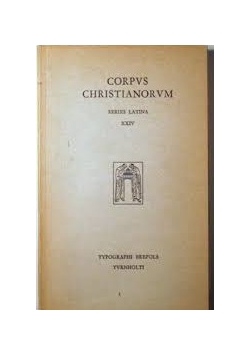 Corpvs  Christianorvm