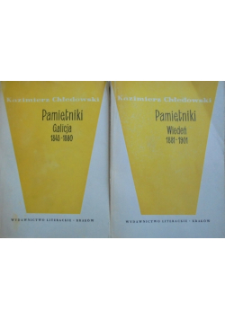 Pamiętniki Wiedeń 1881 - 1901 / Pamiętniki Galicja 1843 - 1880