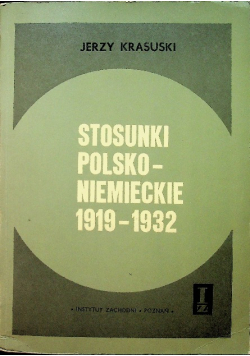 Stosunki polsko niemieckie 1919 1932