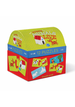 Puzzle Gdzie żyją zwierzątka? 12