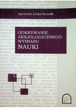 Odkrywanie aksjologicznego wymiaru nauki
