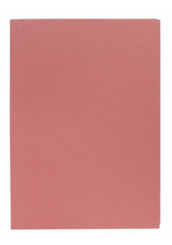 Papierowa teczka 285g czerwona Optima