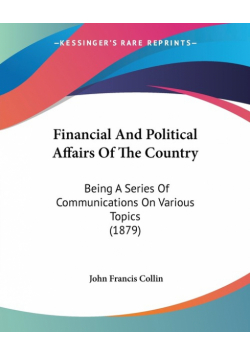 Financial And Political Affairs Of The Country