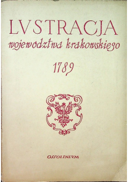 Lustracja województwa krakowskiego 1789